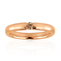 9K VS1 Argyle Rose De France Diamond Gold Ring
