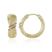 9K I1 Brown Diamond Gold Earrings (Ornaments by de Melo)