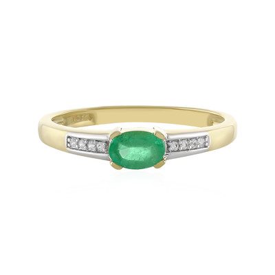 9K Ethiopian Emerald Gold Ring