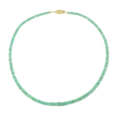 Ethiopian Emerald Silver Necklace