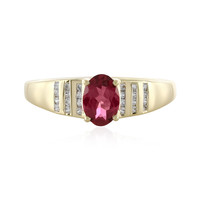 9K Pink Tourmaline Gold Ring (Adela Gold)