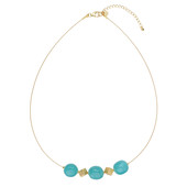 Amazonite Stainless Steel Necklace