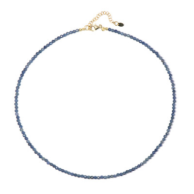 Blue Sapphire Silver Necklace