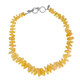 Yellow Quartzite Silver Necklace (Dallas Prince Designs)