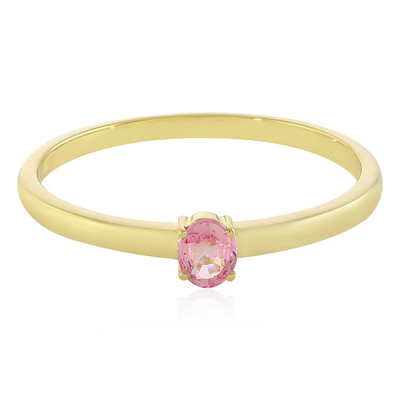 9K Ceylon Pink Sapphire Gold Ring