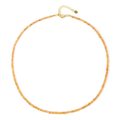 Honey Sapphire Silver Necklace