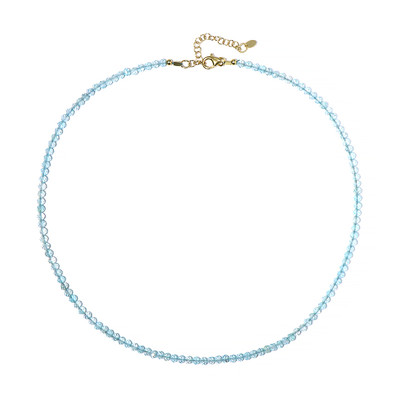 Sky Blue Topaz Silver Necklace
