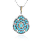 Sleeping Beauty Turquoise Silver Necklace (Dallas Prince Designs)