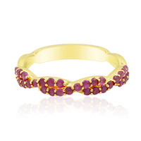 9K Burmese Ruby Gold Ring (Adela Gold)