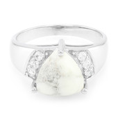 Howlite Silver Ring