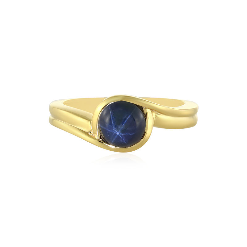 GIA 12.95 cts. Unheated Blue Star Sapphire & Diamond Ring in Platinum -  HM2218AE | eBay
