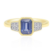 14K Ceylon Sapphire Gold Ring (Annette)