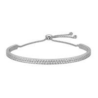 Zircon Silver Bracelet