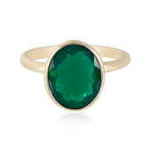 9K Green Ethopian Opal Gold Ring