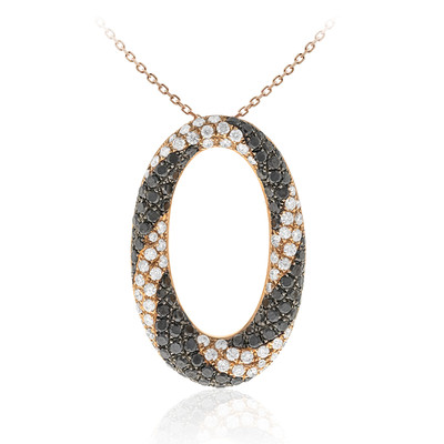14K SI2 Brown Diamond Gold Necklace