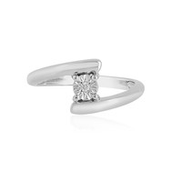 SI2 (H) Diamond Silver Ring