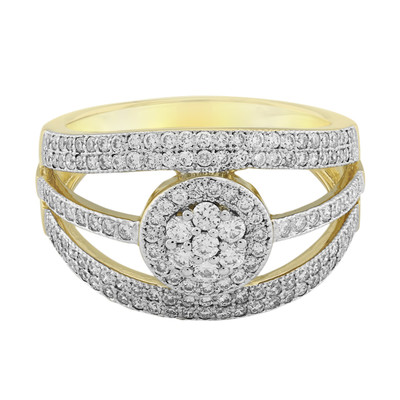 18K SI1 (G) Diamond Gold Ring (Annette)