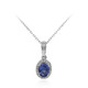 10K AAA Tanzanite Gold Necklace