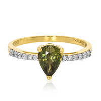 18K Unheated Sapphire Gold Ring (AMAYANI)