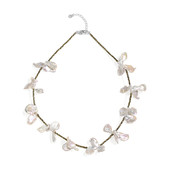 Keshi pearl Silver Necklace (TPC)
