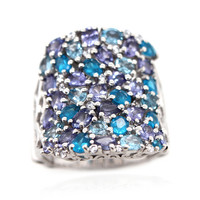 Tanzanite Silver Ring (Dallas Prince Designs)