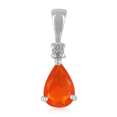 Jalisco Imperial Fire Opal Silver Pendant