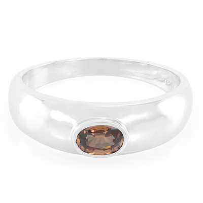 Mashewa Orange Zircon Silver Ring