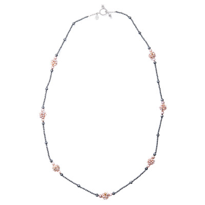 Black Hematite Silver Necklace (Dallas Prince Designs)