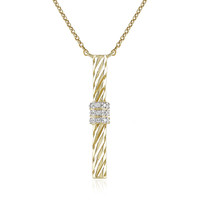 9K Zircon Gold Necklace (Ornaments by de Melo)