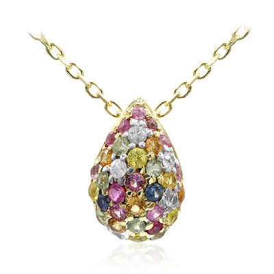 9K Ruby Gold Necklace (Adela Gold)