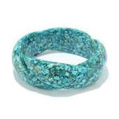 Turquoise Mosaic other Bangle (Dallas Prince Designs)