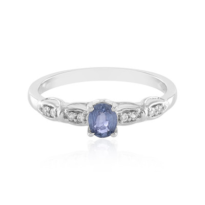 Ceylon Blue Sapphire Silver Ring