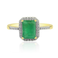 9K Zambian Emerald Gold Ring