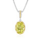 Ouro Verde Quartz Silver Necklace (Dallas Prince Designs)