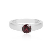 Raspberry Rhodolite Silver Ring