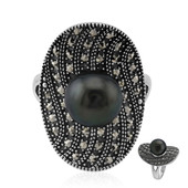 Tahitian Pearl Silver Ring (Annette classic)