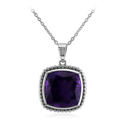 Moroccan Amethyst Silver Necklace
