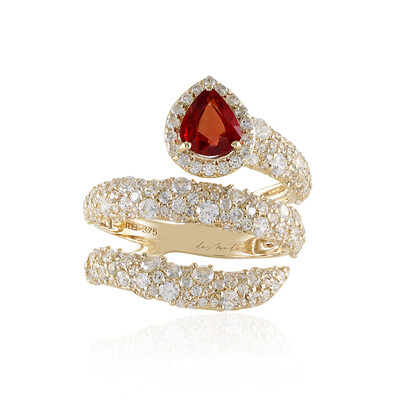 9K Tanzanian Ruby Gold Ring (de Melo)