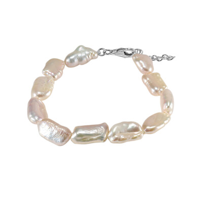 Freshwater pearl Silver Bracelet (TPC)