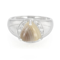 Botswana Agate Silver Ring