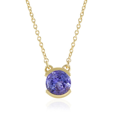 Tanzanite Silver Necklace (Adela Silber)
