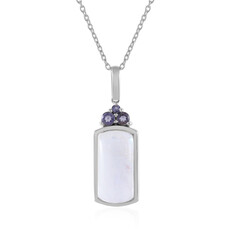 Blue Moonstone Silver Necklace (KM by Juwelo)