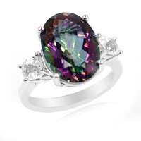Mystic Quartz Silver Ring