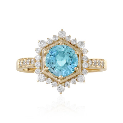 9K Ratanakiri Zircon Gold Ring (Adela Gold)