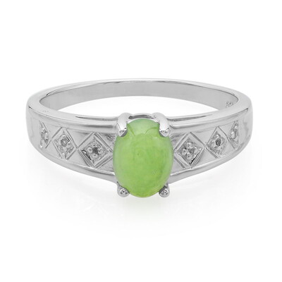 Imperial Chrysoprase Silver Ring