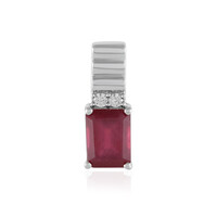 Bemainty Ruby Silver Pendant