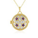 Amethyst Silver Necklace (Gems en Vogue)