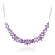 Amethyst Silver Necklace