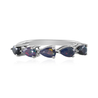 Mezezo Opal Silver Ring