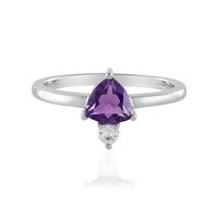 Siberian Amethyst Silver Ring